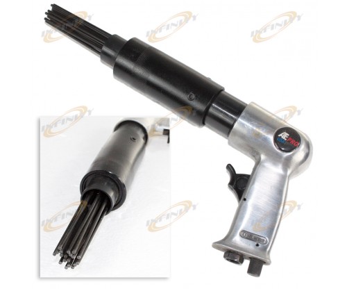 Air Needle Scaler Pneumatic Air Tool Pistol Grip Remove Slag Rust Deburring